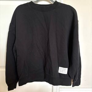 Acne Studios Black Cotton Sweatshirt Size XXS